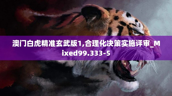 澳门白虎精准玄武版1,合理化决策实施评审_Mixed99.333-5