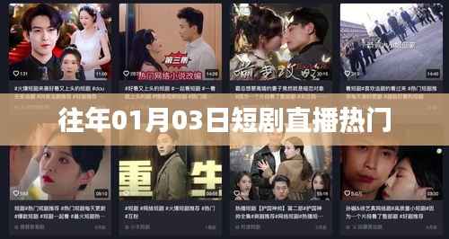 往年一月三日短剧直播热潮涌动